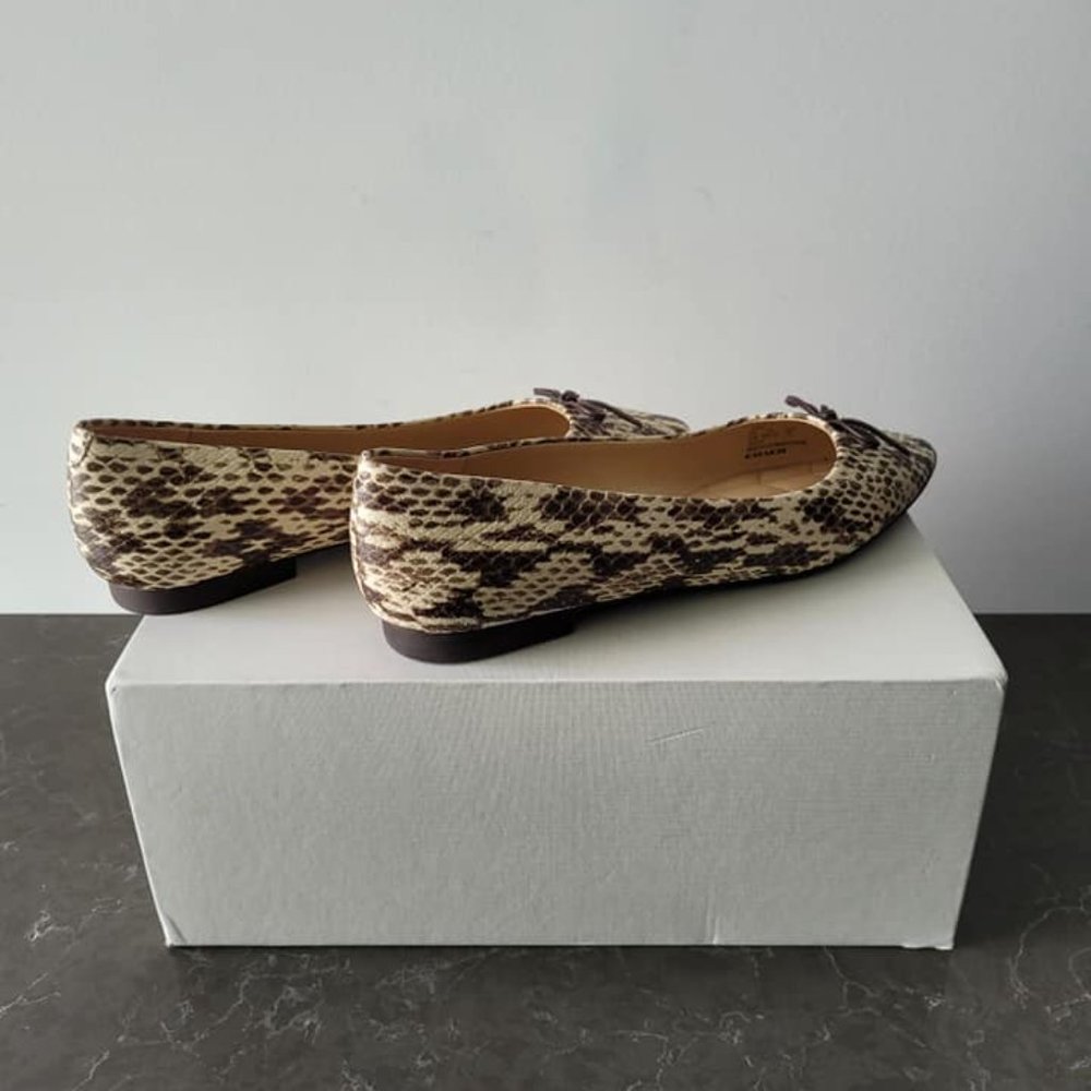 $89 NWT (9.5) Coach Point Flat - Picture 5 of 8